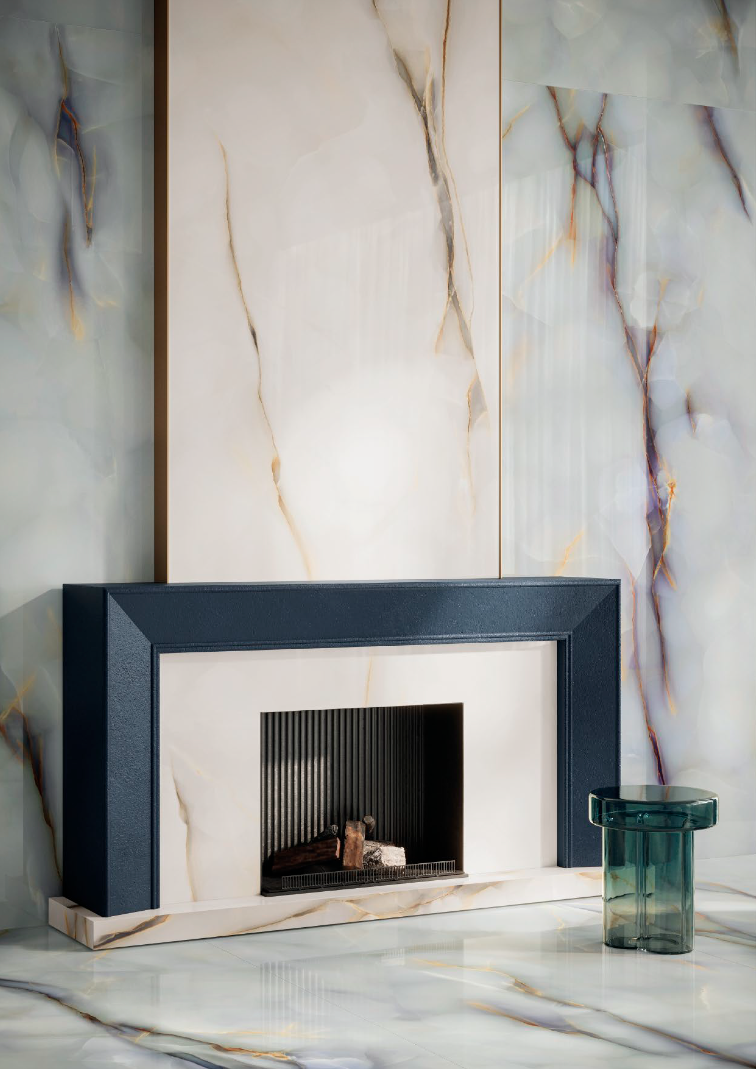 Керамогранит Onyx Turchese Silktech 30x60 9мм