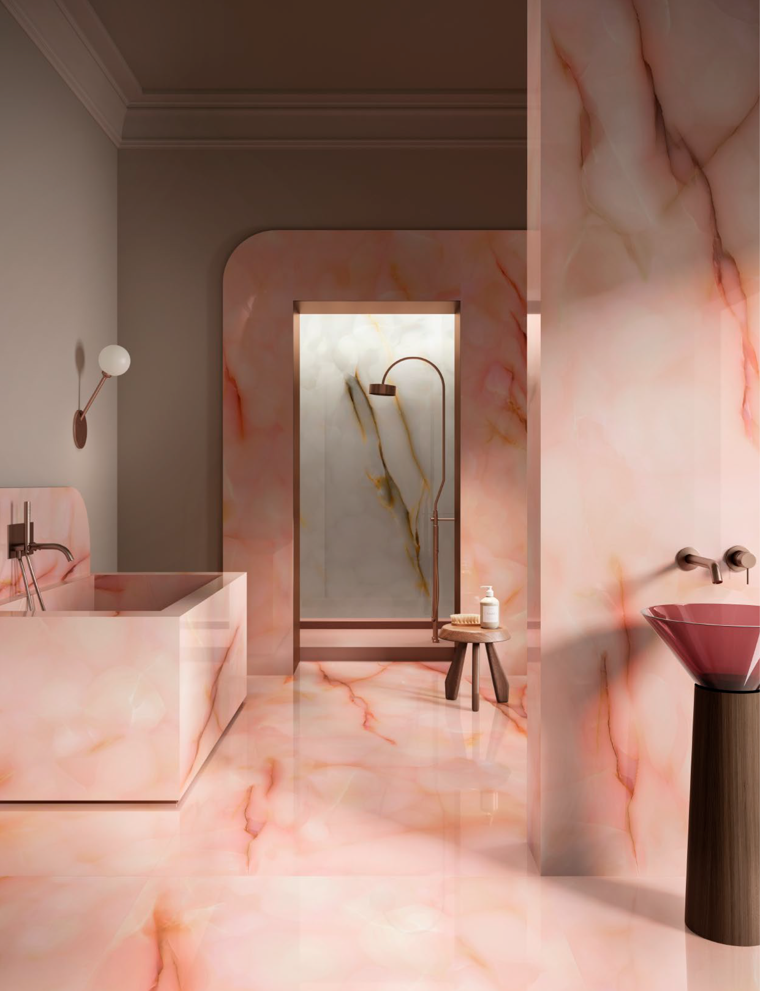 Керамогранит Onyx Malva Silktech 60x60 9мм